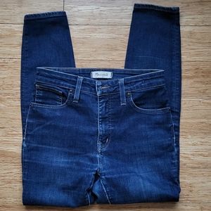 Madewell Curvy High Rise Skinny Jeans Sz 27 Petite